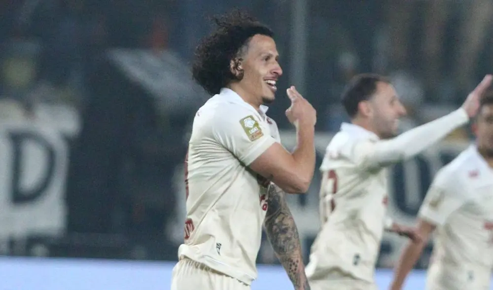 Williams Riveros anotó el único gol de Universitario ante César Vallejo. Foto: La República/Luis Jiménez