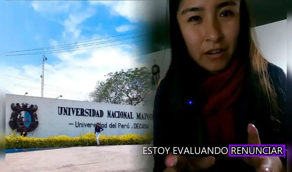 Estudiante de séptimo ciclo de la UNMSM cuenta su experiencia como profesora: "Estoy evaluando renunciar". Foto: Composición lr / Giabox
