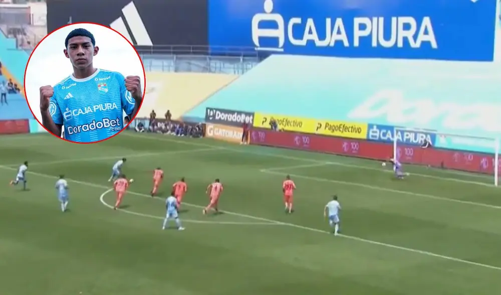 Maxloren Castro fue titular en el Sporting Cristal vs. UTC. Foto: composición LR