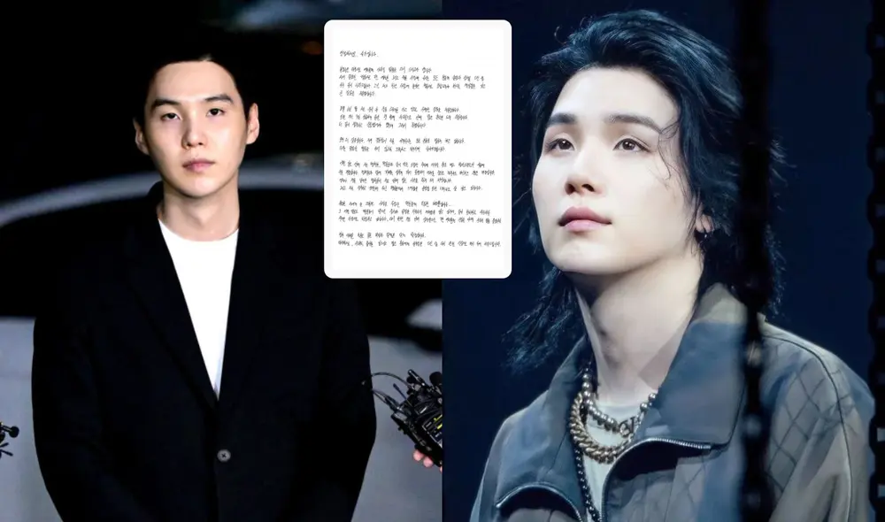 Actualmente, Suga cumple servicio como trabajador social. Foto: composición LR/OSAN/Big Hit Music