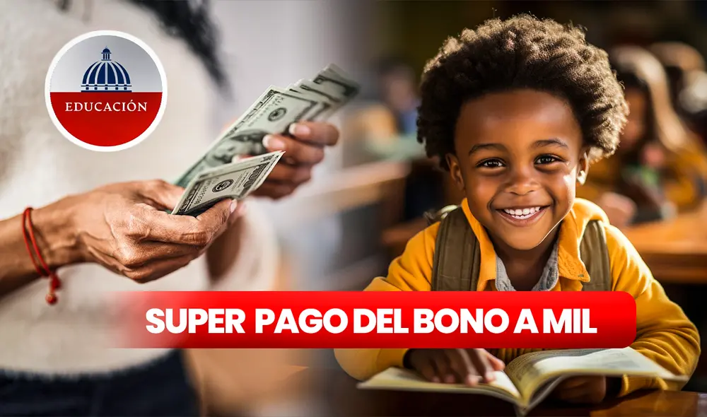 El Bono a Mil 2024 empezó a pagarse el día 15 de agosto. Foto: composición LR/Freepik