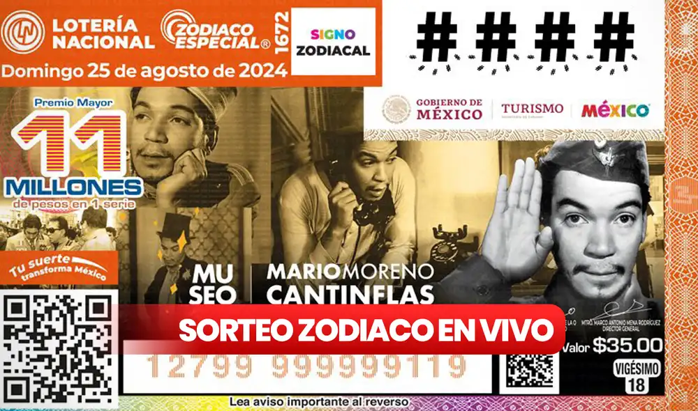 El Zodiaco Especial 1672 de hoy entregará un premio de 11 millones de pesos. Foto: composición LR/ X/ Lotería Nacional