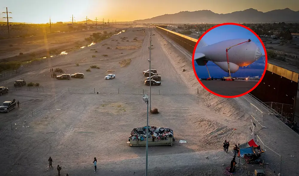Los globos aerostáticos ofrecerán 'ayuda' a los migrantes que lo requieran. Foto: composición LR/CBP
