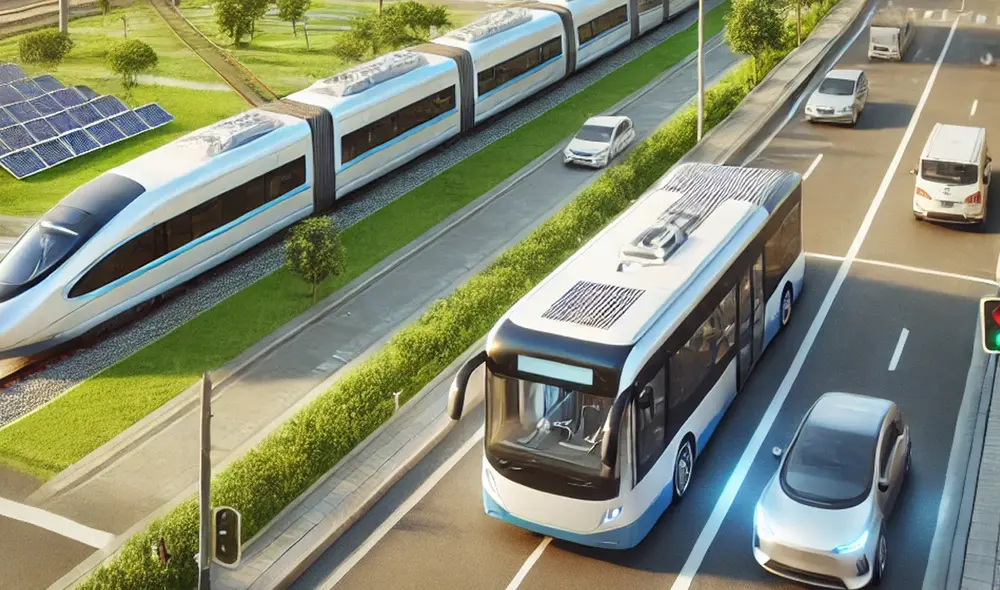 El país latinoamericano recibirá la inversión de China con nuevas tecnologías que cambiarán el transporte. Foto: Dall-e