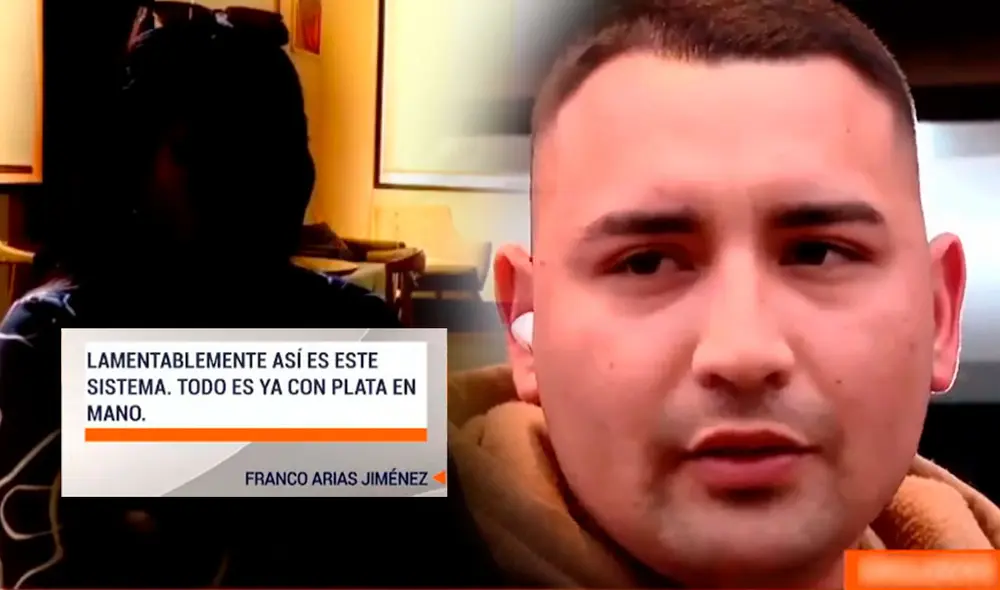 El alférez Franco Arias Jiménez egresó hace 8 meses de la escuela policial. Foto: composición LR/captura Latina TV