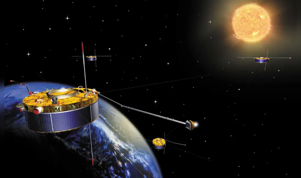 Salsa es el primero de los cuatro satélites de la misión Cluster que volverá a la Tierra. Foto: ESA