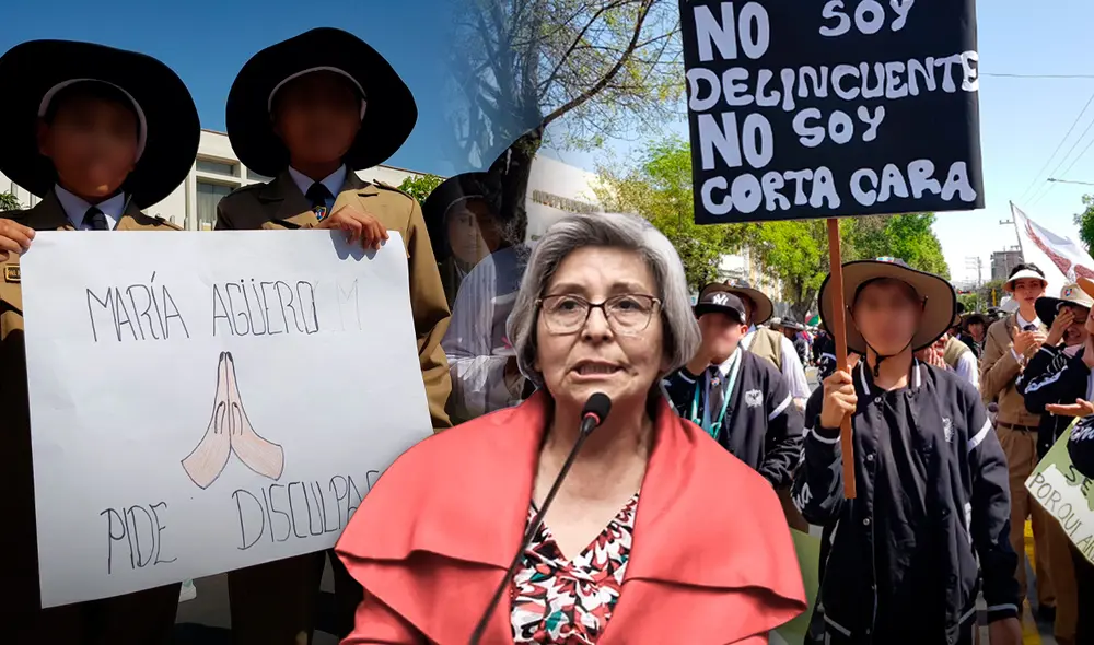 Exalumnos y padres de familia también se sumaron a la movilización. Foto: composición LR/Wilder Pari/La República Exalumnos y padres de familia también se sumaron a la movilización. Foto: composición LR/Wilder Pari/La República