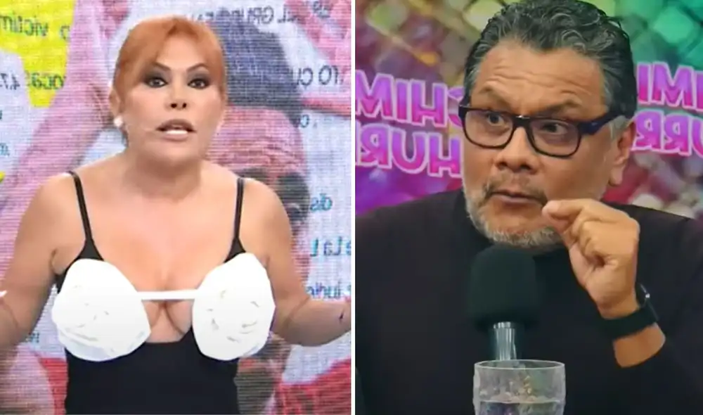 Magaly Medina arremete en contra de Tomás Angulo. Foto: composición LR/ ATV/ Trivu TV Magaly Medina arremete en contra de Tomás Angulo. Foto: composición LR/ ATV/ Trivu TV