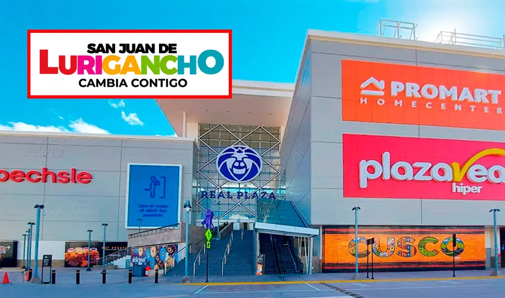 Así como el Mall Aventura, un Real Plaza en San Juan de Lurigancho sería todo un éxito en el distrito. Foto: composición LR - Municipalidad de SJL