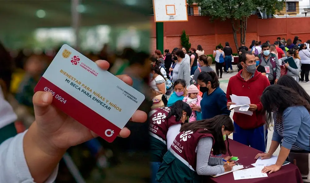 Mi Beca para Empezar brindan un apoyo de 650 pesos a los alumnos de primaria y secundaria. Foto: Composición LR/Bienestar Educativo/La Jornada