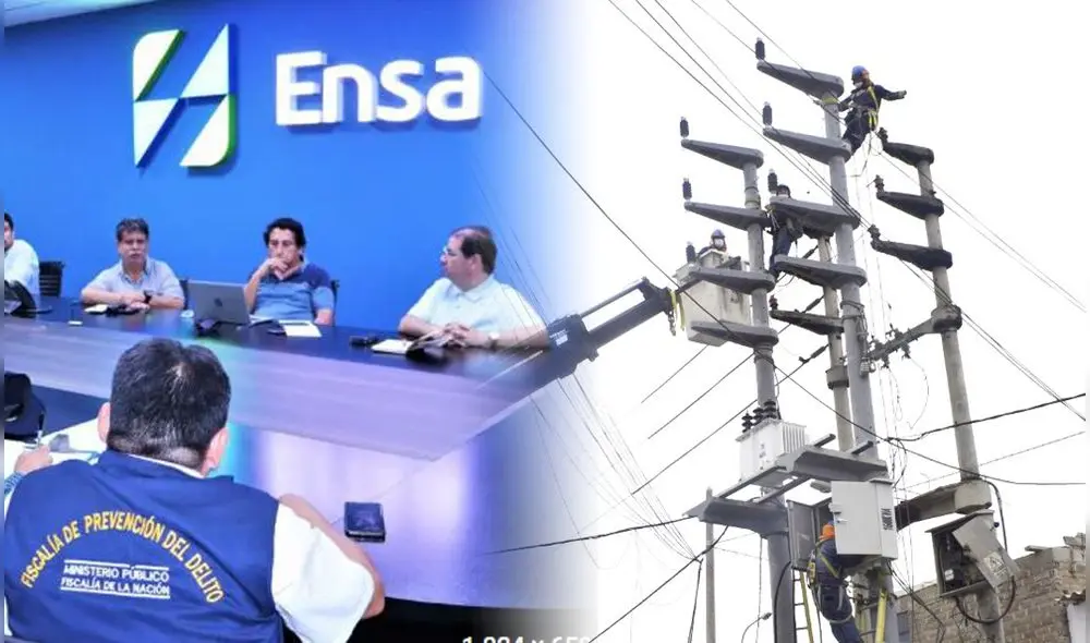 Suspensión del servicio de energía eléctrica en Chiclayo. Foto: composición LR/ENSA
