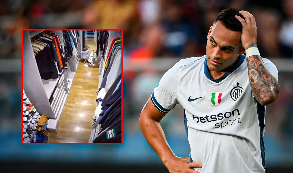 El bebé de Lautaro Martínez, por poco, y es aplastado por el espejo en su propia casa. Foto: composición LR/AFP El bebé de Lautaro Martínez, por poco, y es aplastado por el espejo en su propia casa. Foto: composición LR/AFP