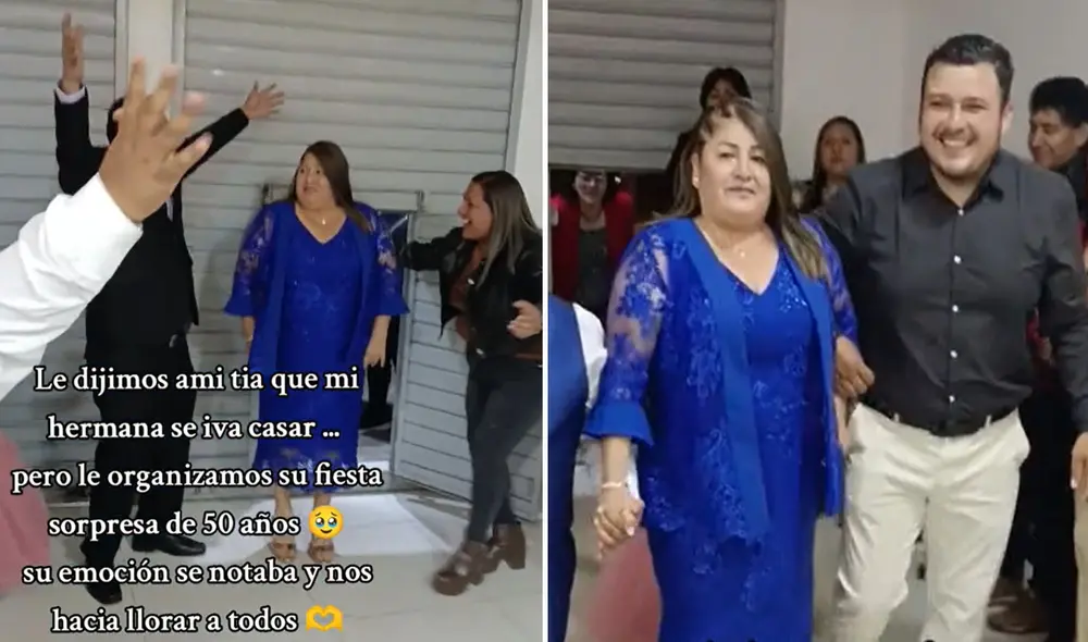 "Qué hermosa sorpresa", reaccionaron usuarios. Foto: composición LR/ TikTok "Qué hermosa sorpresa", reaccionaron usuarios. Foto: composición LR/ TikTok