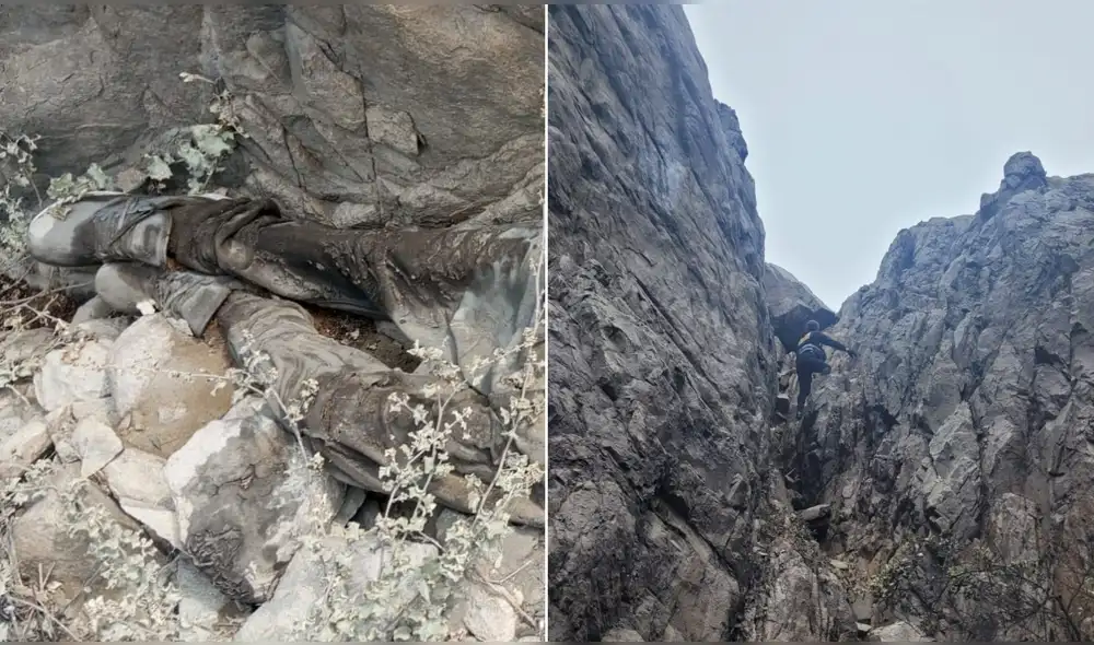 Agentes de la PNP llegaron para recoger los cuerpos en descomposición. Foto: Sergio Verde - LR Agentes de la PNP llegaron para recoger los cuerpos en descomposición. Foto: Sergio Verde - LR