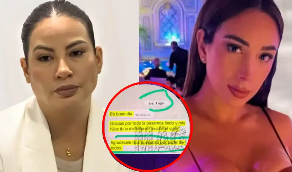 Pamela López afirmó que solo mantenía una relación de amistad con Luis Rodríguez. Foto: Composición LR/difusión/Captura ATV/Nardha Velarde/Instagram