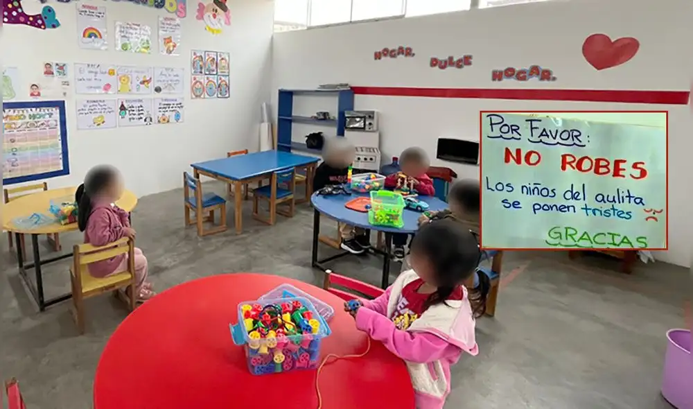 Delincuentes perpetraron sus fechorías en jardín infantil de Trujillo. Foto: composición LR/Sergio Verde