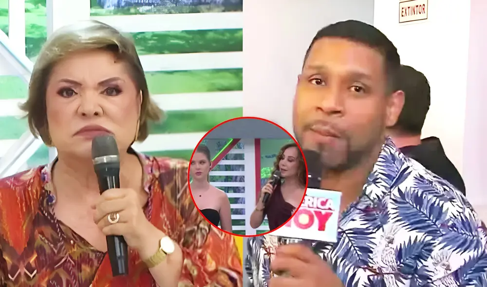 La abogada de Pamela López, Rosario Sasieta, se mostró molesta con Edson Dávila por banalizar la situación en la que se encontraban. Foto: composición LR/América hoy