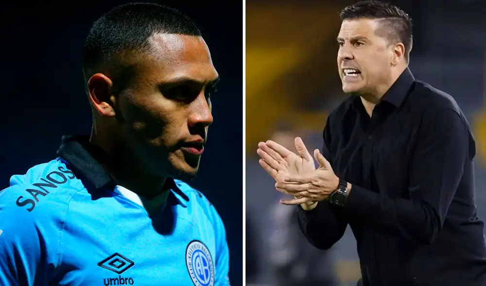 Bryan Reyna quedó relegado al banco de suplentes en los últimos partidos por el DT argentino. Foto: Belgrano