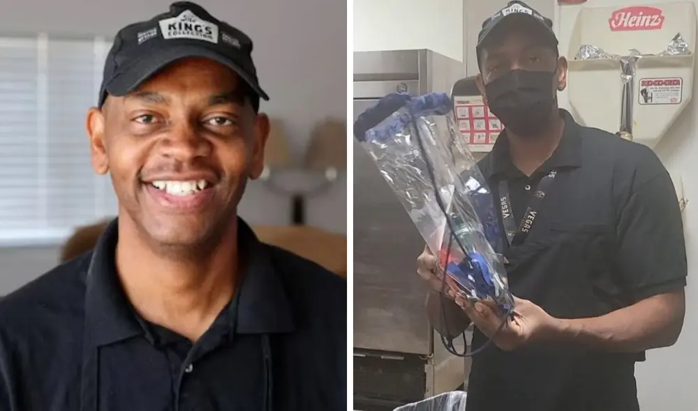 Historia se viralizó y trabajador recibió masivo apoyo en redes. Foto: composición LR/ TikTok