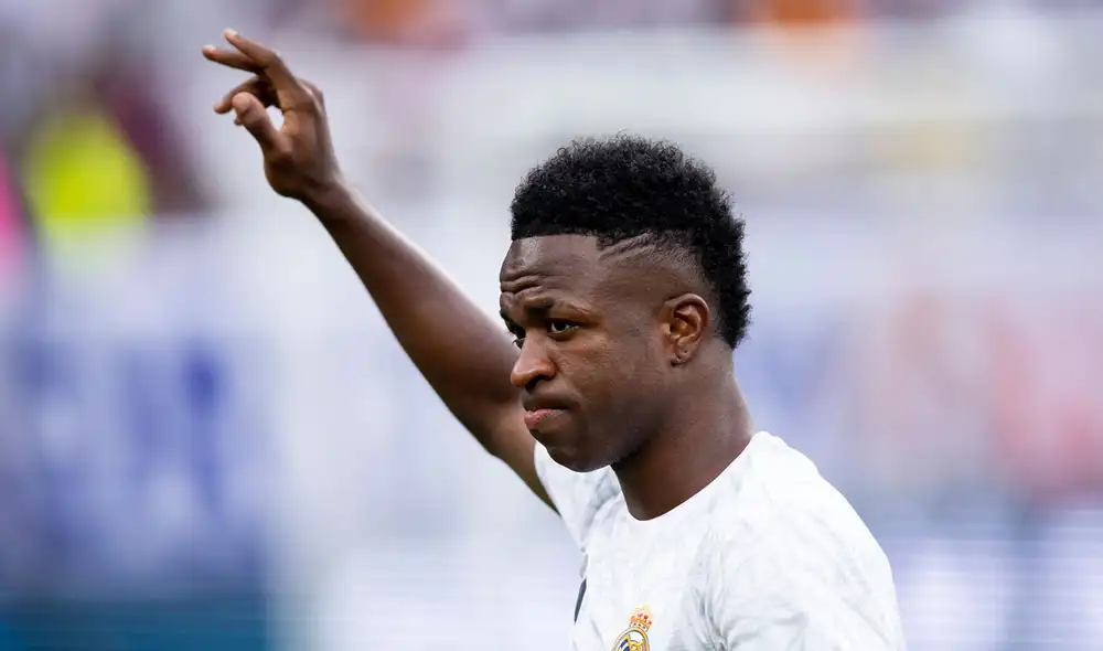 Vinícis Junior no ha convertido goles en el arranque de LaLiga EA Sports de España. Foto: AFP