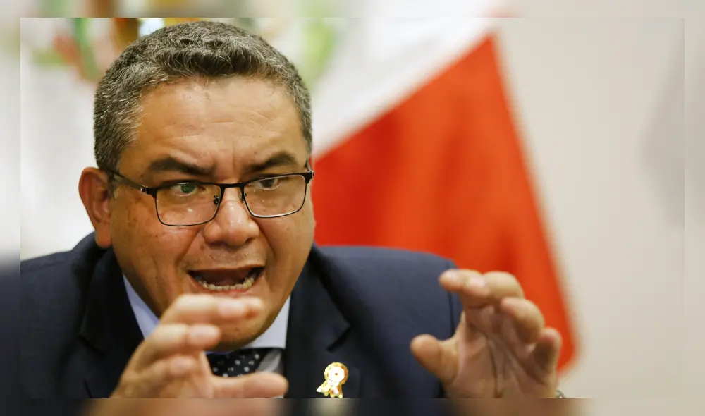 Santiváñez Antúnez juramento como ministro del Interior en mayor de este año. Foto: La República.