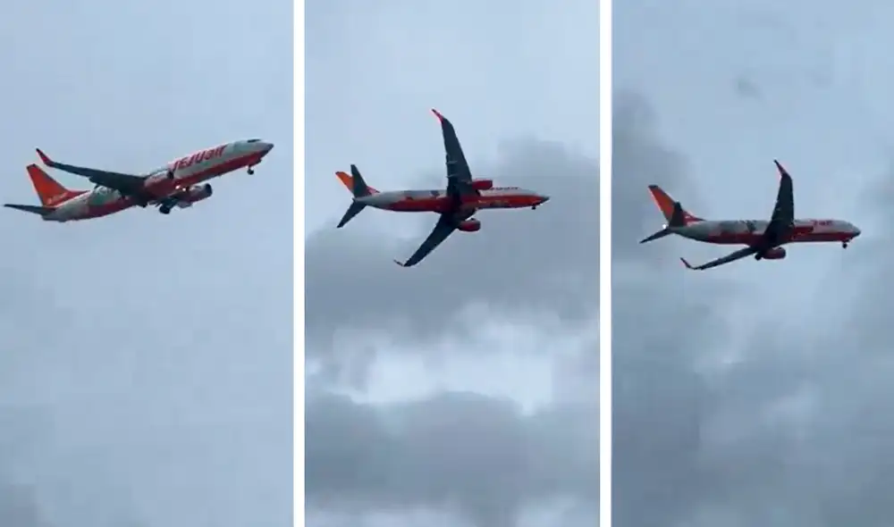 El dramático momento fue captado en un video que rápidamente se difundió en redes sociales. Foto: Composición LR/@SpinGarcia/X. El dramático momento fue captado en un video que rápidamente se difundió en redes sociales. Foto: Composición LR/@SpinGarcia/X.