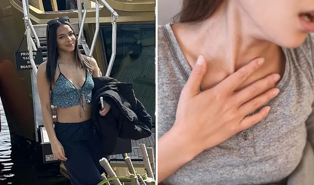 Lily King, de 21 años, sufrió un shock anafiláctico después de ingerir pollo, papas fritas y ensalada en un restaurante de la capital marroquí durante sus vacaciones familiares. Foto: composición LR/Daily Mail