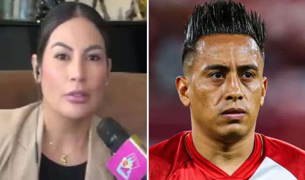 Pamela López denunció que el abogado de Christian Cueva estaría detrás de extorsiones en su contra. Foto: Composición LR/Captura Willax TV/Christian Cueva/Instagram