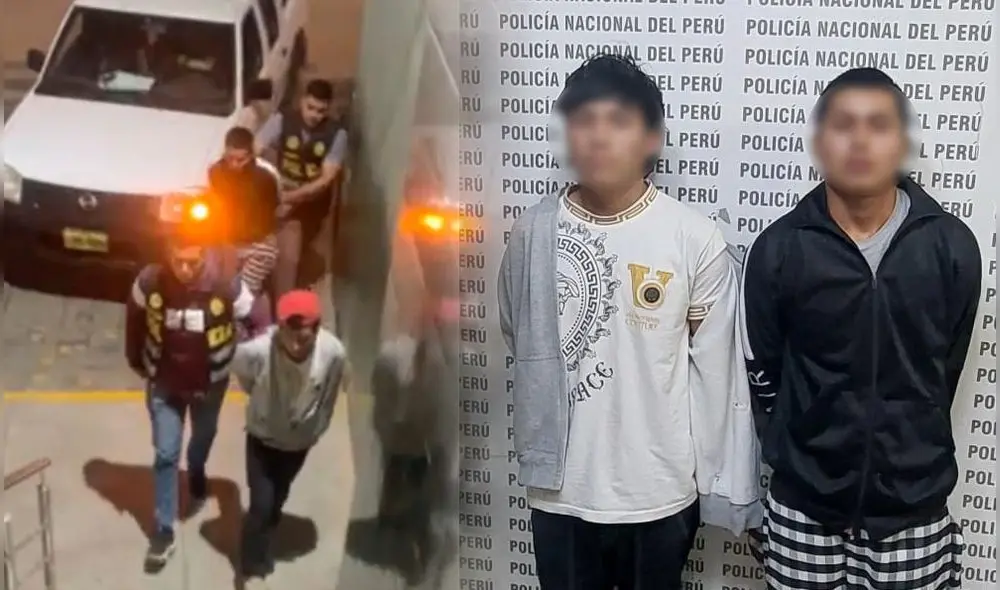 Sujetos bajo sospecha fueron detenidos luego del crimen en Chao. Foto: composición LR/captura PNP