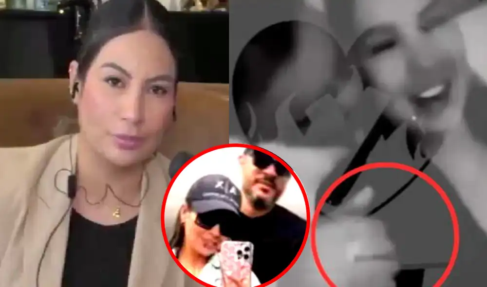Pamela López fue relacionada con la pareja de su amiga Nardha Velarde, Luis Rodríguez. Foto: Composición LR/Captura Willax TV/Captura ATV