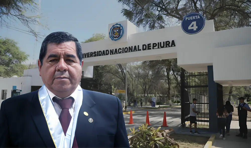 Asamblea universitaria de la Universidad Nacional de Piura rechaza pedido de vacancia contra rector Santos Montaño. Foto: composición LR Asamblea universitaria de la Universidad Nacional de Piura rechaza pedido de vacancia contra rector Santos Montaño. Foto: composición LR