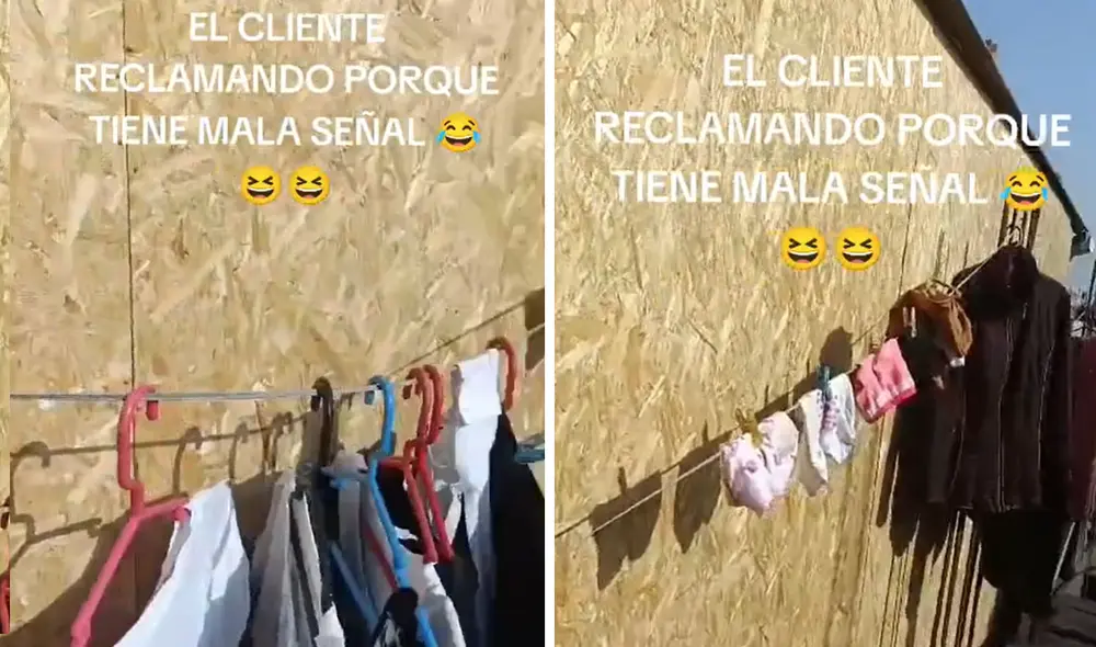 "El cordel óptico", reaccionaron usuarios en redes. Foto: composición LR/ TikTok