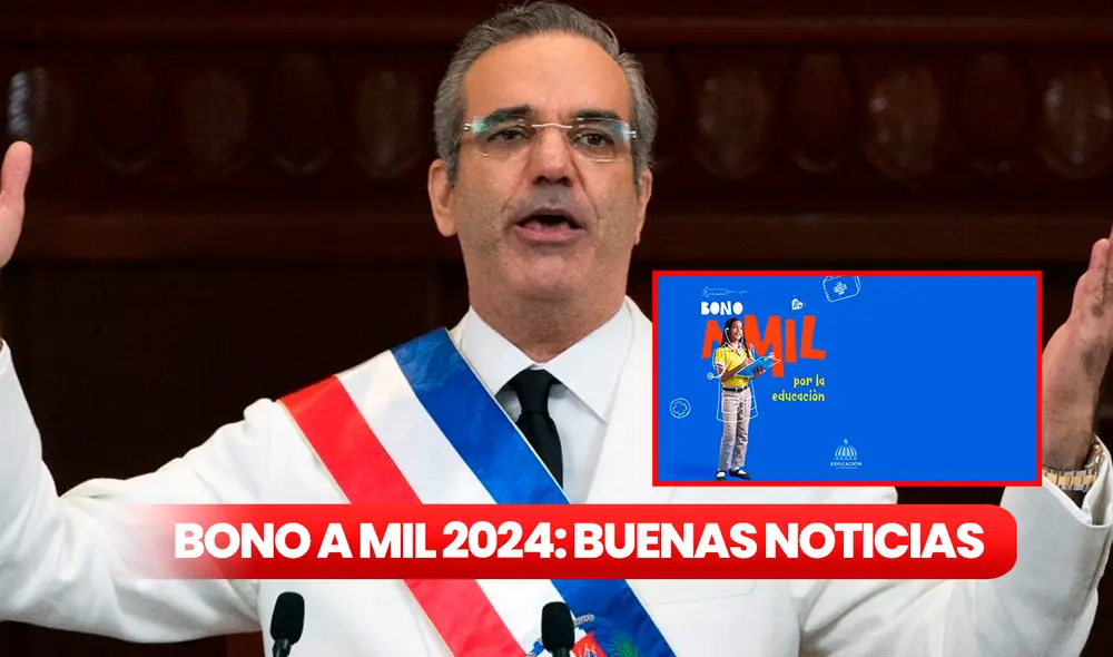 El Bono a Mil es distribuido para las personas más necesitadas en toda República Dominicana. Foto: composición LR