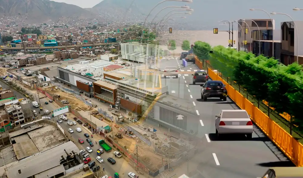 Obras afectarán acceso al nuevo Mall Aventura de San Juan de Lurigancho. Foto: composición LR/Andina
