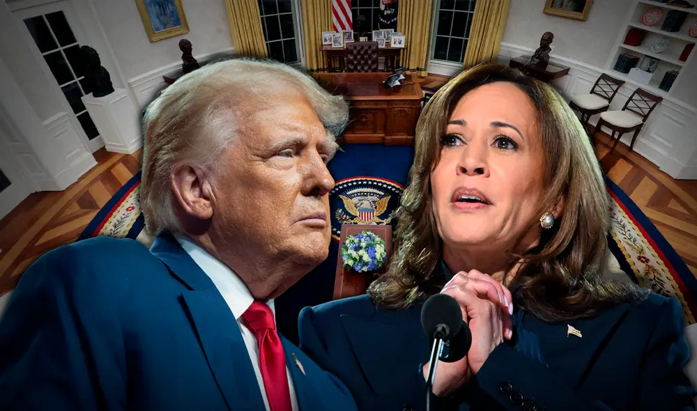 La vicepresidenta obtuvo su primera entrevista como candidata a la Casa Blanca y no dudó en responder a los cuestionamientos de su oponente, Donald Trump. Foto: composición LR/AFP