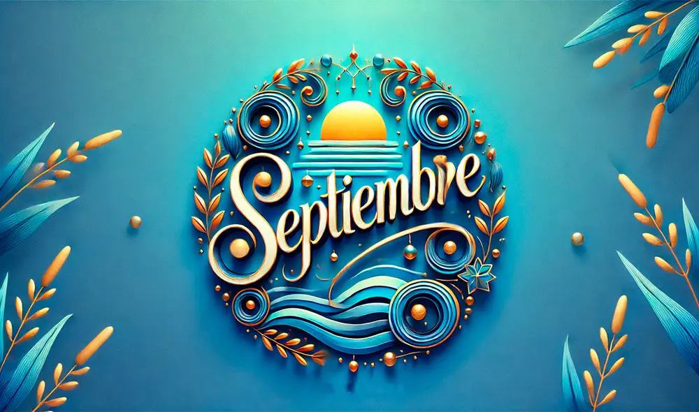 Septiembre proviene del latín y su significado es siete meses. Foto: IA Septiembre proviene del latín y su significado es siete meses. Foto: IA