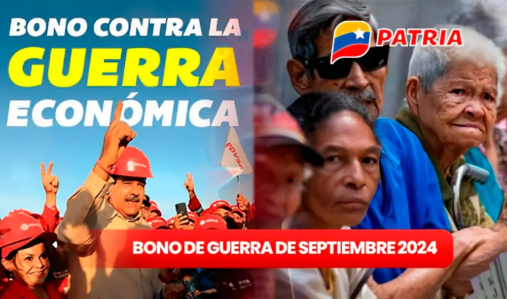Mira AQUÍ las principales noticias sobre el Bono de Guerra Económica de septiembre 2024. Foto: composición LR/Patria.