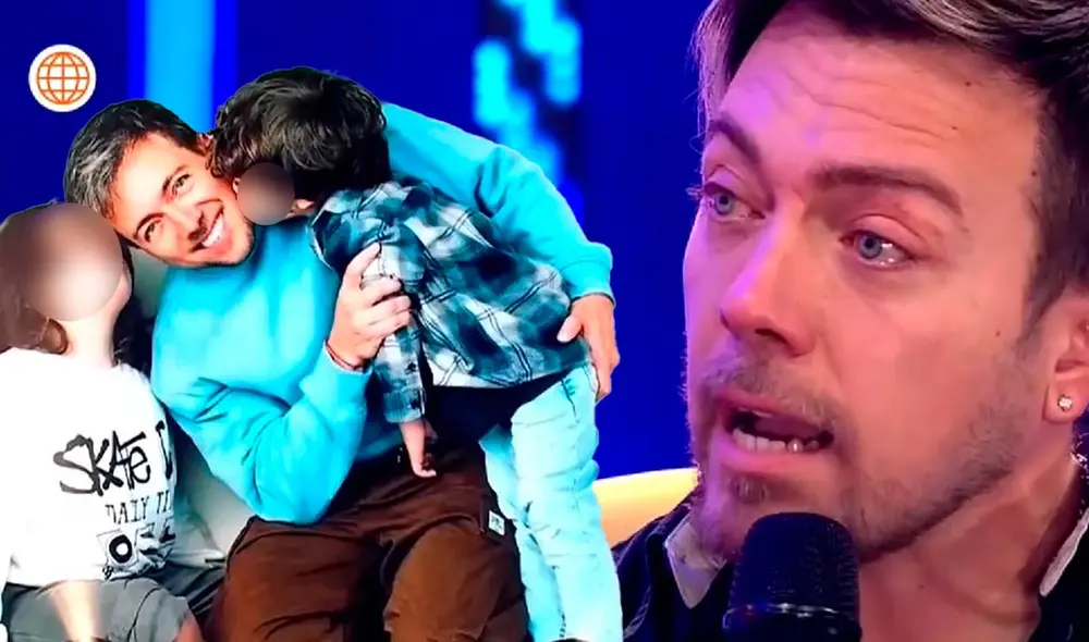 Julián Zucchi se conmovió al hablar de sus hijos. Foto: Composición LR/Captura/América TV