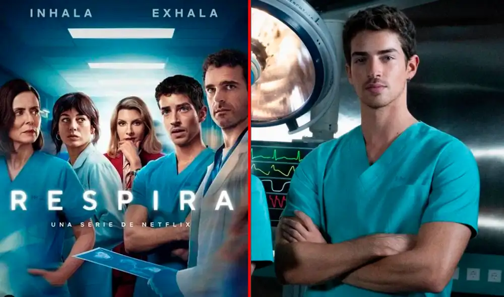 Manú Ríos es uno de los personajes principales en 'Respira', serie boom de Netflix. Foto: Composición LR/Netflix.