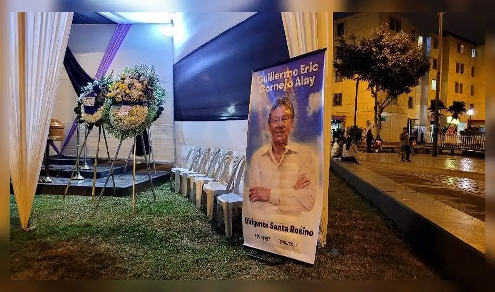 Cornejo Alay fue velado en parque El Rosedal, de Santa Rosa, donde falleció. (Foto: Flash Callao)
