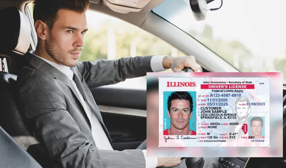 El estado de Illinois ofrece facilidades a los inmigrantes para obtener la licencia de conducir. Foto: Composición LRWGEM/Freepik