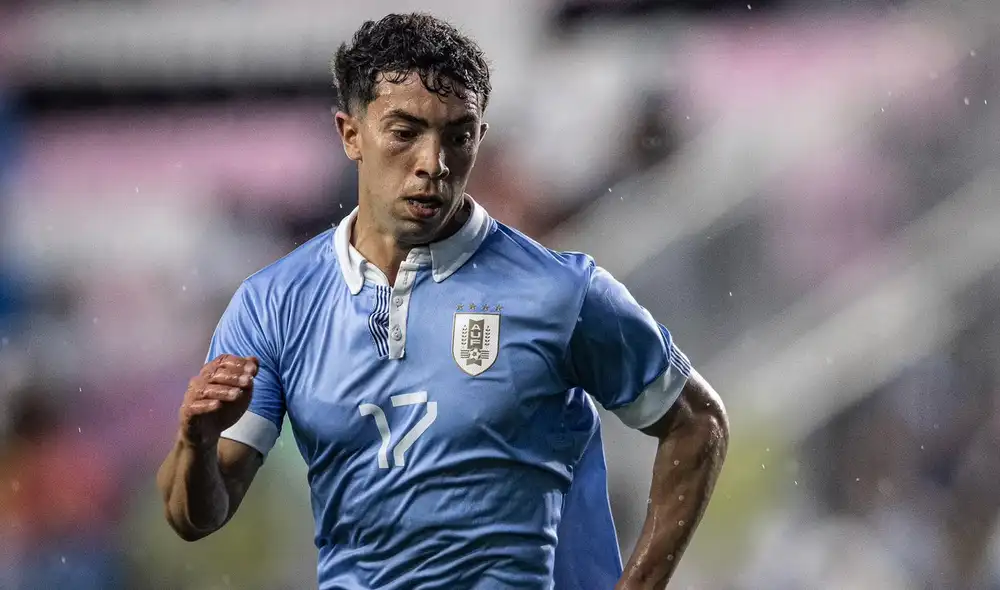 Uruguay jugó este partido solo con futbolistas de su liga local. Foto: AUF