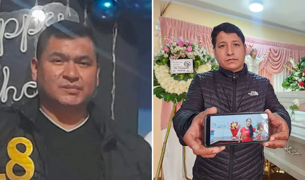 A la izquierda: feminicida que se suicido; a la derecha: familiar de la fallecida. Foto: LR/Oscar Chumpitaz.