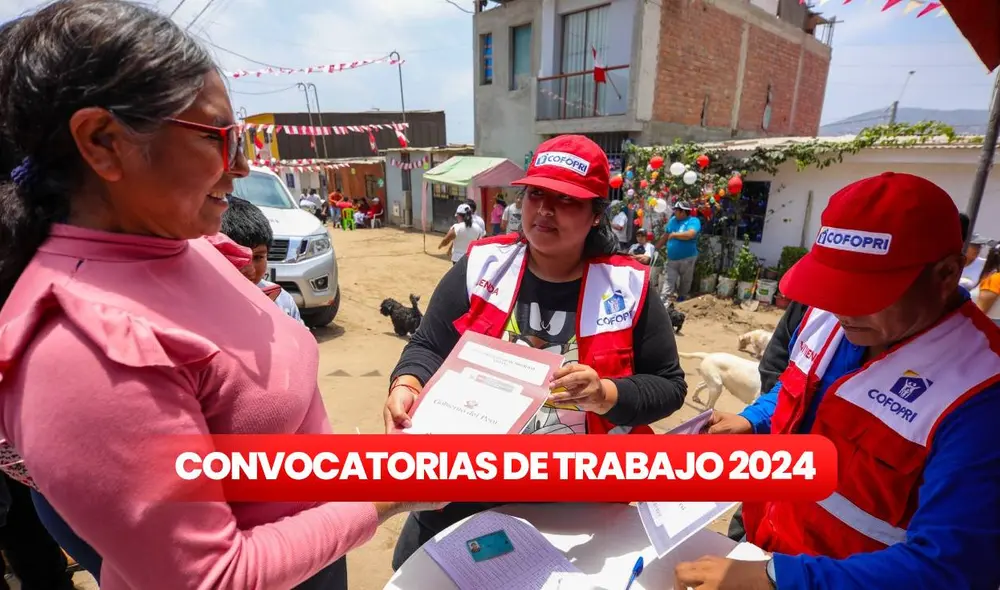 Cofopri habilitó más de 10 puestos de trabajo en Apurímac, Cajamarca y Lima. Foto: composición LR/Cofopri Cofopri habilitó más de 10 puestos de trabajo en Apurímac, Cajamarca y Lima. Foto: composición LR/Cofopri