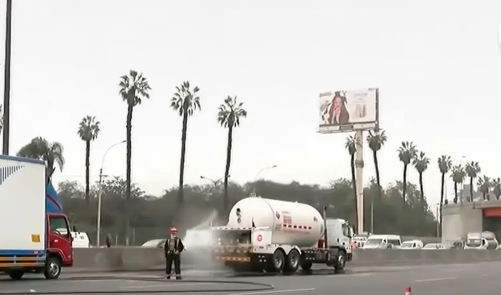 Accidente en la Panamericana Sur. Foto: captura Canal N Accidente en la Panamericana Sur. Foto: captura Canal N