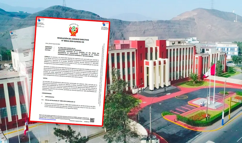 La UNI archivó el caso aludiendo que la intervención de la Sunedu vulnera la autonomía de la institución. Foto: composición LR/Andina