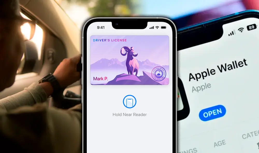 La herramienta Apple Wallet puede usarse en algunos estados para escanear la licencia de conducir en Estados Unidos. Foto composición LR/Apple/Freepik La herramienta Apple Wallet puede usarse en algunos estados para escanear la licencia de conducir en Estados Unidos. Foto composición LR/Apple/Freepik