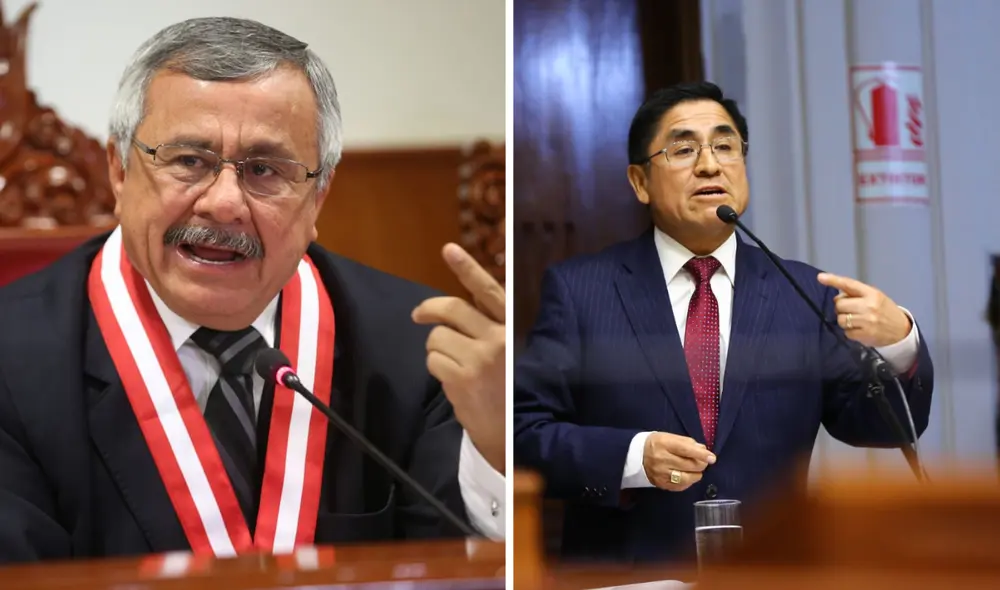 Francisco Távara participó en la elección para los nuevos miembros de la JNJ. Foto: composición LR.