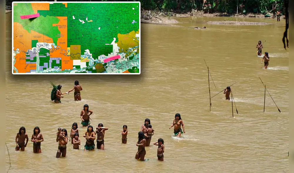 Comunidad no contactada Mashco Piro atacó a agricultores confundiéndolos con taladores ilegales. Foto: composición LR/difusión.