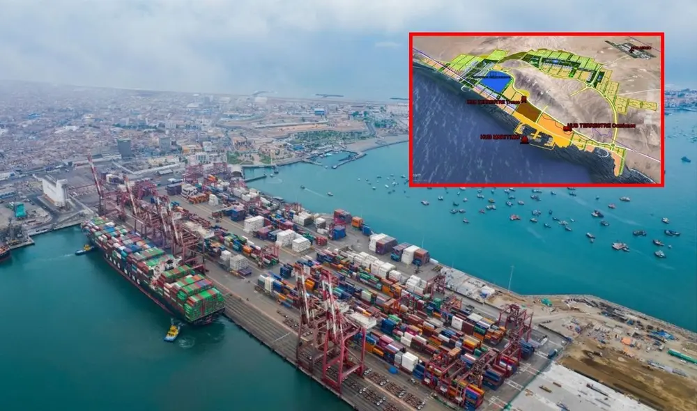 El Megapuerto de Corío tendría una inversión superior a los 7.000 millones de dólares. Foto: Andina